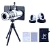 Produktbild Apexel Schutzhülle iPhone 6 Handy Lens Kit inklusive 8 x Manueller Fokus Teleobjektiv/Fisheye-Objektiv/Weitwinkel Objektiv/Makro-Objektiv mit Mini Stativ/Universal Handy Halterung für iPhone 6