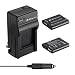Powerextra 2 Pack Replacement Battery and Charger Compatible with Olympus LI-90B, LI-92B and Olympus SH-1, SH-50 iHS, SH-60, SP-100, Tough TG-1 iHS, Tough TG-2 iHS, Tough TG-3,Tough TG-4, XZ-2 iHS