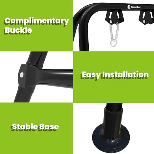 Swing Stand,Heavy Duty Hanging Chair Stand,A-Frame Metal Swing Sets for Backyard,Hammock Stand for Balcony, Patio, Terrace, Holds up to 300lb