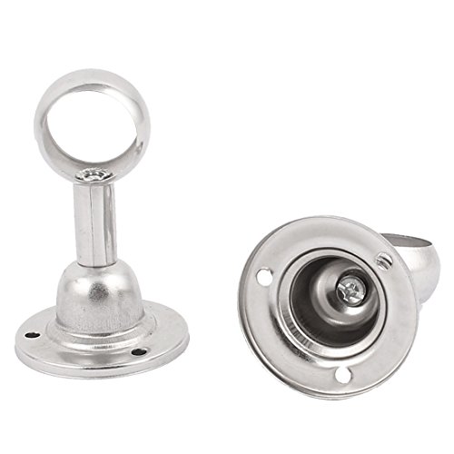 Aexit Screws Fixing Weatherproofing 25mm Dia Pipe Clothes Garment Lever Bracket Window Insulation Kits Support 2pcs