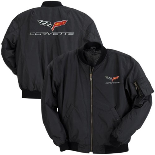 Corvette Aviator Jacket with C6 Logo : 2005-2013 C6 (Large)