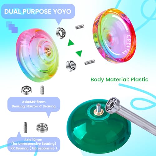 MAGICYOYO K3 + K2 Yoyo Set, 2-Pack for Kids, Beginners & Adults by MAGICYOYO - Used condition - Image 3