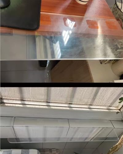 Estante de acrílico transparente para alféizar de ventana de 17 pulgadas para balcones 8