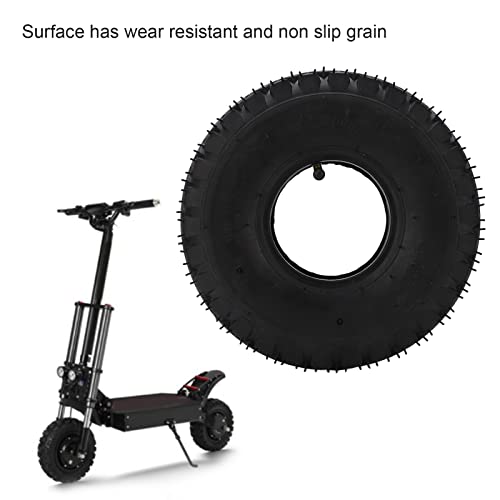 Zaweliyo Conjunto de Tubo de Pneu para Scooter Elétrica, Reforçado, Com Válvula Dobrada, Absorção de