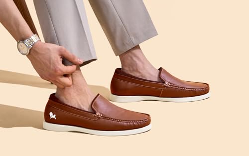 Image of Neeman's The Luxe Loafer for Men | Comfortable, Lightweight PU Faux Leather Upper & Flexible Sole | Semi Formals