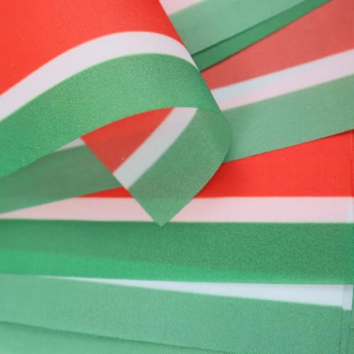 Image of AZ FLAG Guadeloupe Independentist 6 meters BUNTING Flag 20 flags 9'' x 6'' - Guadeloupean STRING flags 15 x 21 cm