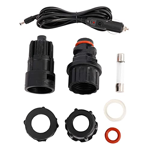 Petierweit Dc 12V 100W 145 Psi High Pressure Portable Washdown Deck Pump Self-Priming Quick Car Cleaning Wash Pump With Electrical Washer Kit #TOP4