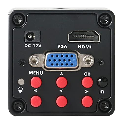 Microscope 1080P HDMI Video Microscope Camera 130X Adjustable Zoom C Mount Lens(4)