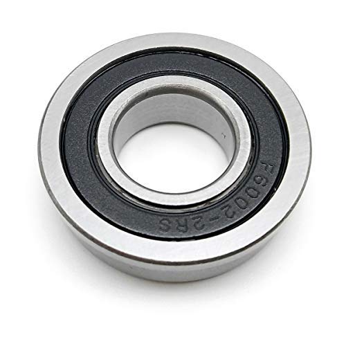 MOCHU F6002 F6002RS F6002-2RS 15x32x9 ABEC-1 MOCHU Flange Bearing Deep Groove Ball Bearing Sealed Ball Bearings