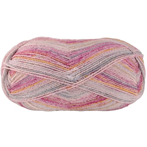 Lana Grossa Meilenweit 100 Cotone Vegano Mango 4458 Rosa/Safrangelb/Fuchsia/Lachs/Beige/Grüngrau/Pud
