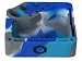 4.3" Premium Silicone Ashtray with Comparment for Various Tools (Blue CAMO)