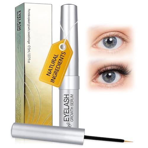 5ml Serum Para Pestañas, Suero Profesional De Nutrir De Eyelashes De, para el Alargamiento y Engrosamiento de Pestañas y Cejas, Crea ojos Gruesas Y Hermosas
