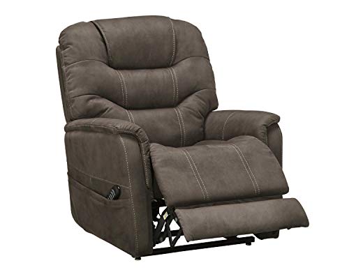 Signature Design By Ashley Ballister Contemporary Power Lift Recliner, Brown #TOP3