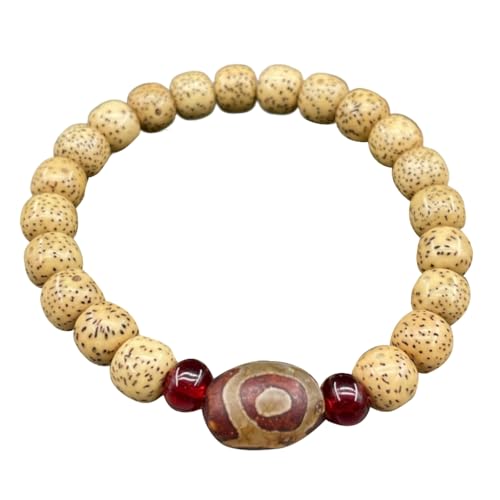 Sturdy Plastic Bodhi Bracelet Lightweight Star Moon Beads For Daily Wear