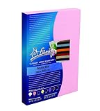 Lenzuolo con angoli per letto matrimoniale rosa, 100% cotone spazzolato, per letto matrimoniale, lenzuolo con angoli in jersey di cotone, lenzuolo con angoli per letto matrimoniale, lenzuola in cotone.