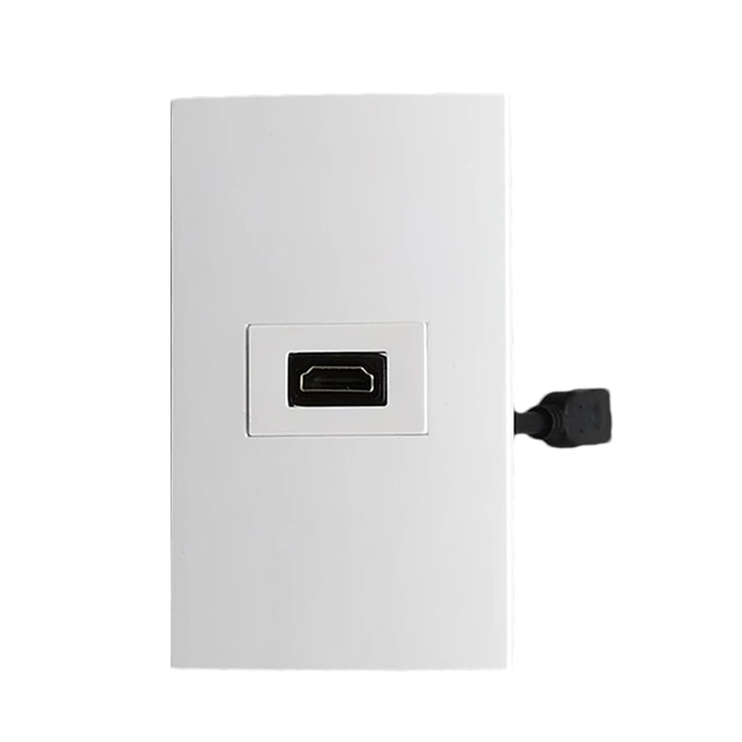 One-Port HDMI 2.0 US-Standard Wall Panel Socket with HDMI Cable