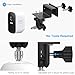 OkeMeeo Gutter Mount for eufy Cam 2C Pro/2C/SoloCam C210/SoloCam C120/Arlo Pro 5S/Pro 4/Pro 3/Arlo Ultra 2/Arlo Essential/Arlo Solar Panel, No Drill Mount (Black, 2 Pack)