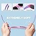 RIVBOS kids Sunglasses Girls with Strap Polarized UV Protection Flexible Shades for Baby and Children Age 2-10 RBK003-3 Round Pink Coating Lens