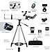 Telescope for Kids Adults Beginners,70mm Aperture 400mm Focal Length Telescopio for Astronomy, Multi Coated Travel Refractor Astronomical Telescopes
