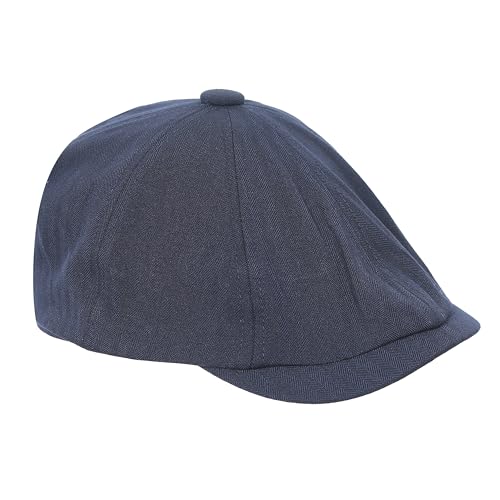 Image of FabSeasons Cotton Ivy Flat Golf Cap - Classic Newsboy Gatsby Hat for Men