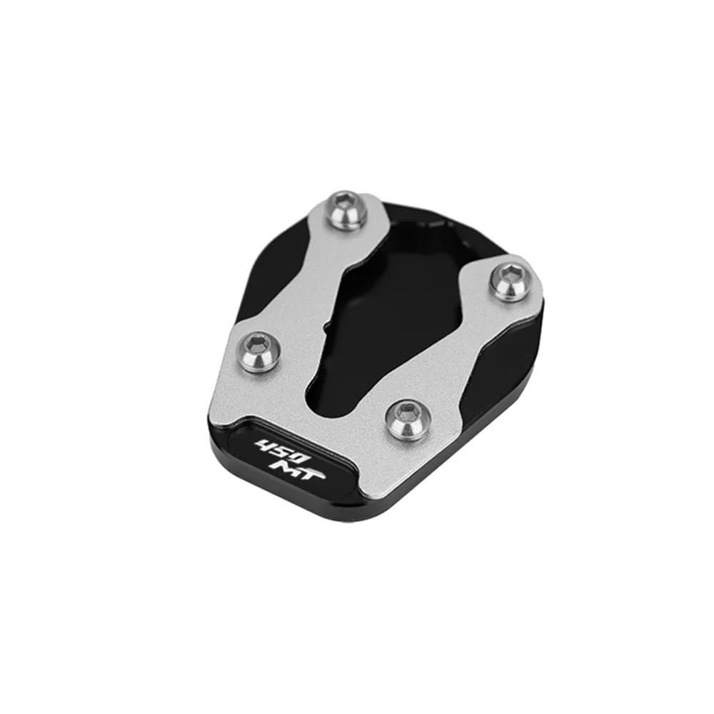 Béquille moto 450MT stable : plaque d'agrandissement béquille latérale