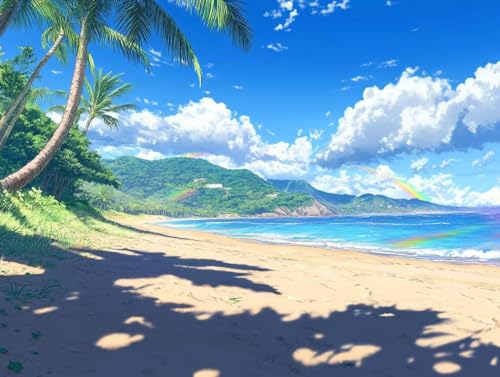 Diamond Painting plage XXL pour un moment de détente créative à la maison