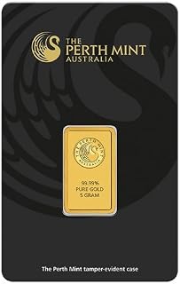 Perth Mint 5g Gramm Goldbarren 999.9 Känguru
