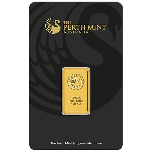 Preisvergleich Produktbild Perth Mint 5g Gramm Goldbarren 999.9 Känguru
