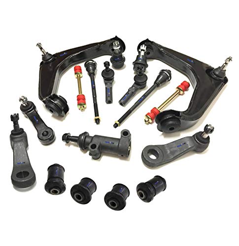 18 Pc Complete Suspension Kit Control Arms Bushings Tie Rods Idler Pitman Arms Upper Control Arms #TOP11
