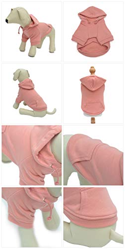 Pet Clothing Clothes Dog Coat Hoodies Winter Autumn Sweatshirt for Small Middle Large Size Dogs 11 Colors 100% Cotton 2018 New (XXL - Image 3
