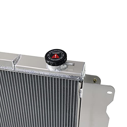 Cubauto Full Aluminum Radiator For 87-06 Jeep Wrangler Yj/Tj 2.4L 2.5L 4.2L 4.0L - 3 Row Core Jeep Tj/Wrangler Radiators 1988 1989 1990 1991 1992 1993 1994 1995 #TOP7