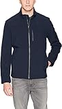 Calvin Klein Men's Calvin Klein Angle Placket Soft Shell Jacket, rich indigo, Small