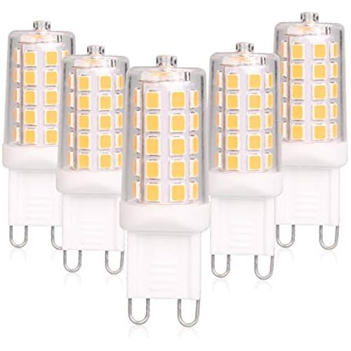 BAOMING G9 LED Bulb Dimmable 4W T4 2700K Soft Warm White 5Pack 120V