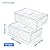 Refrigerator Drawers Pack of 2 With Pull Out Stackable Fridge Organizer Bins, Clear Cabinet Organizers for Kitchen Pantry Food Containers Produce Storage (2 Drawer,Large)