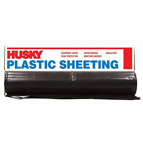 Poly-America 610B Husky Plastic Sheeting 10ft x 100ft Black