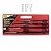 Stark USA 4-Pieces Long Taper Punch Set, Alignment Punch Set Tool Alignment Punch Kit Mechanics Steel 12