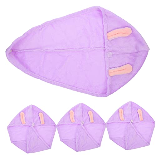 FRCOLOR 12 Peças Chapéu De Lã Coral Para Cabelo Seco Turbante Para Cabelo Seco Turbante Para Cabelo