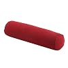 Body Pillow, Cushion, Long, Comfortable Body Pillow, Mochi, 47.2 inches 120 cm, Cylindrical Shape, Gray Cover, Soft Boa Fabric Red, Diameter 5.9 x 23.6 inches 15 x 60 cm