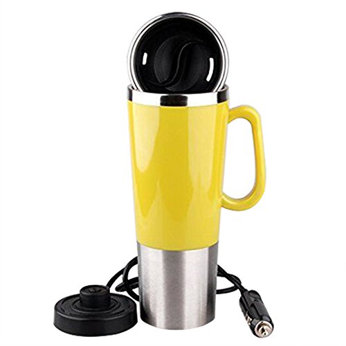 Aimeio 450ml Vacuum Insulated Stainless Steel Travel Mug Car Cup with Charger Car