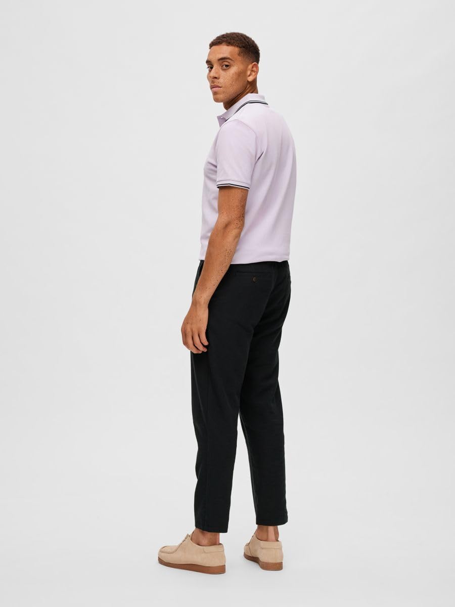 Selected Homme Selected Chinohose SLH172-SLIMTAPE BRODY LINEN PANT NOOS Baumwollmischung – Bild 4