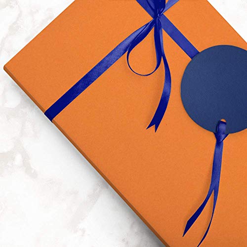 Jam Paper Gift Wrap - Matte Wrapping Paper - 25 Sq Ft - Matte Orange - Roll Sold Individually #TOP4