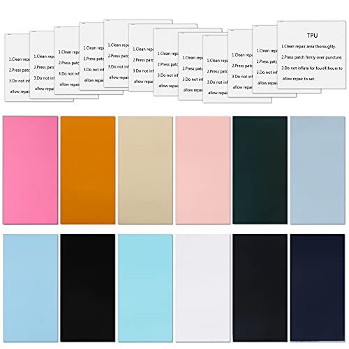 Lot De 11 Patchs De Réparation Autocollants Pour Toile - Nylon - Pour Tentes, Trampolines, Bâches - Avec Alcool Pré-nettoyant
