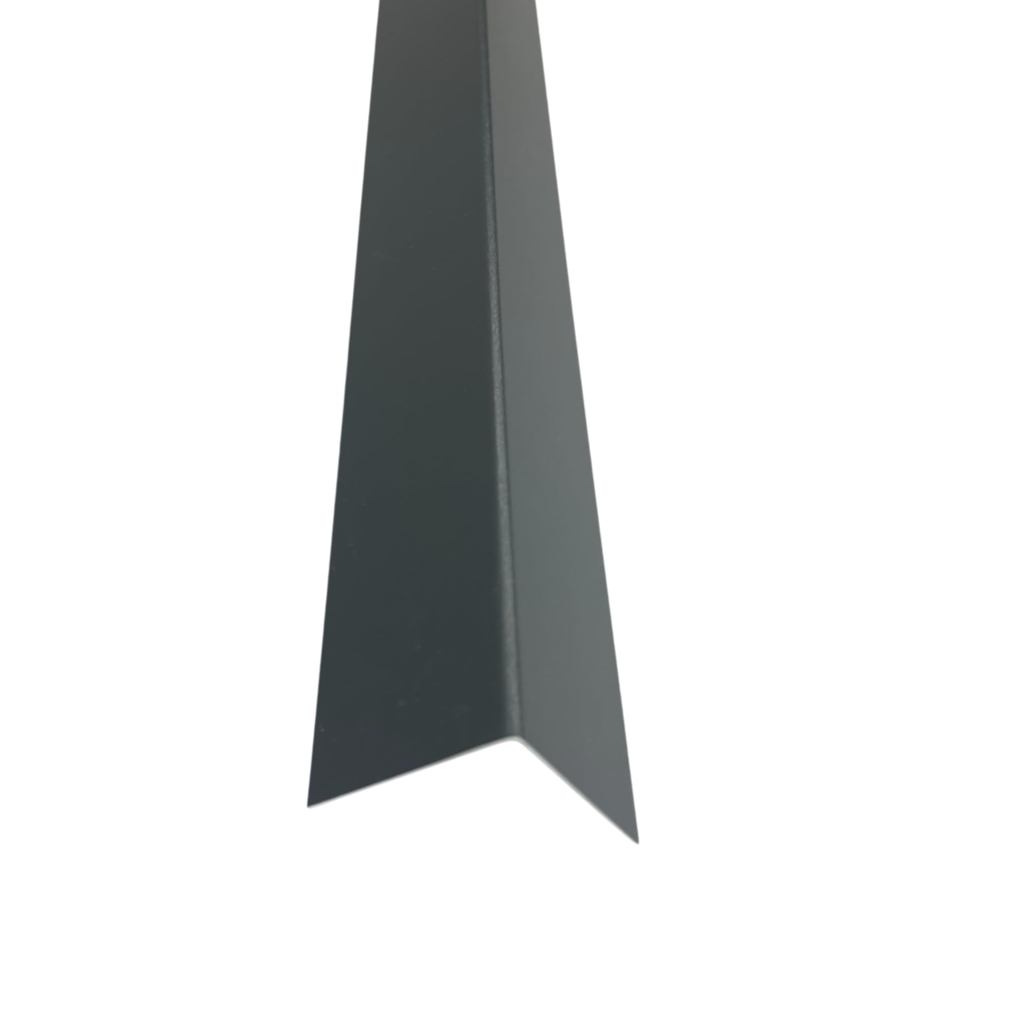 Alu Winkel grau, 3000mm Aluwinkel anthrazit 50x50 mm Schenkelinnenmaß aus Alu Ral7016 Anthrazitgrau 1,5 mm stark Dachblech Alu Kantenschutzprofil, Winkelblech Anthrazit