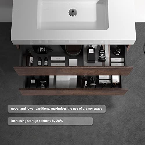 Bluhouzz Alice 36 Inch Bathroom Vanity With Sink, Large Storage Small Bathroom Vanity For Modern Bathroom, One-Piece Sink Basin Minimalist Bathroom Sink Cabinet #TOP3