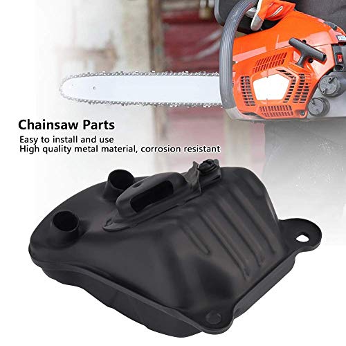 AUNMAS Kettensäge Schalldämpfer Auspuff, Metallschalldämpfer Auspuffanlage Ersatzteile für 550XP 545 550 XP Kettensäge