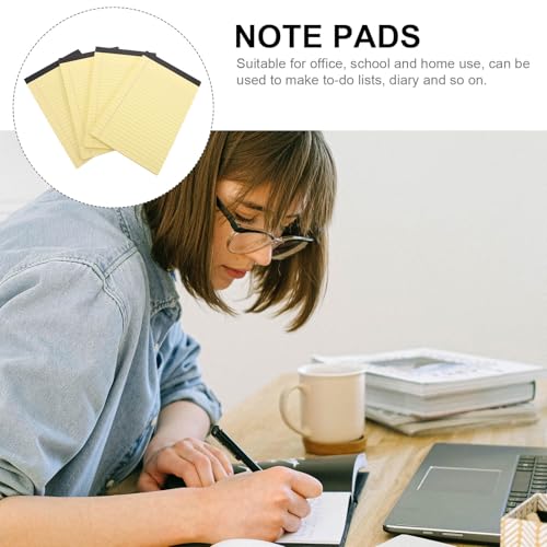 Bloc-notes ligné A5 jaune pour ne plus rater vos prises de notes - 5