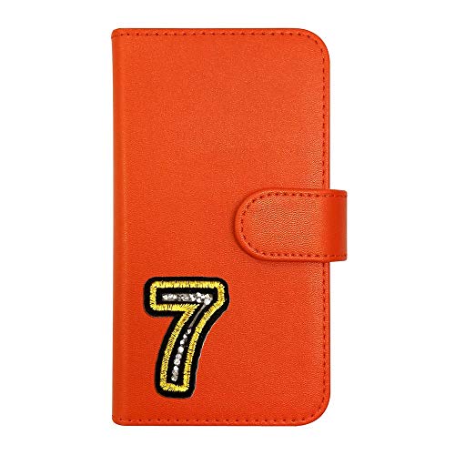 sslink OPPO Reno14 5G �I�b�| �Ή� �P�[�X �蒠�^ �i���o�[ 7 ���b�y�� �w�ԍ� ���� �f�R �L���L�� (�I�����W) �_�C�A���[�^�C�v ���J�� �J�[�h���[ �t���b�v �J�o�[ �X�}�[�g�t�H��