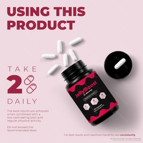 NutraVibe Jelly Boost Capsules, 2 Pack (120 Capsules) — view 7