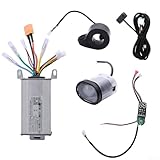 【High-performance 32-bit MCU】- This electric scooter controller features a high-performance 32-bit MCU, ensuring efficient and smooth operation of your scooter. 【Comprehensive Protection Function】- Equipped with protection functions for abnormal cond...