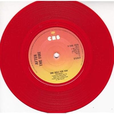 AFTER THE FIRE - ONE RULE FOR YOU - 7 inch vinyl / 45